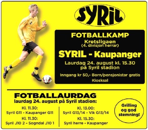 syril fotballdag